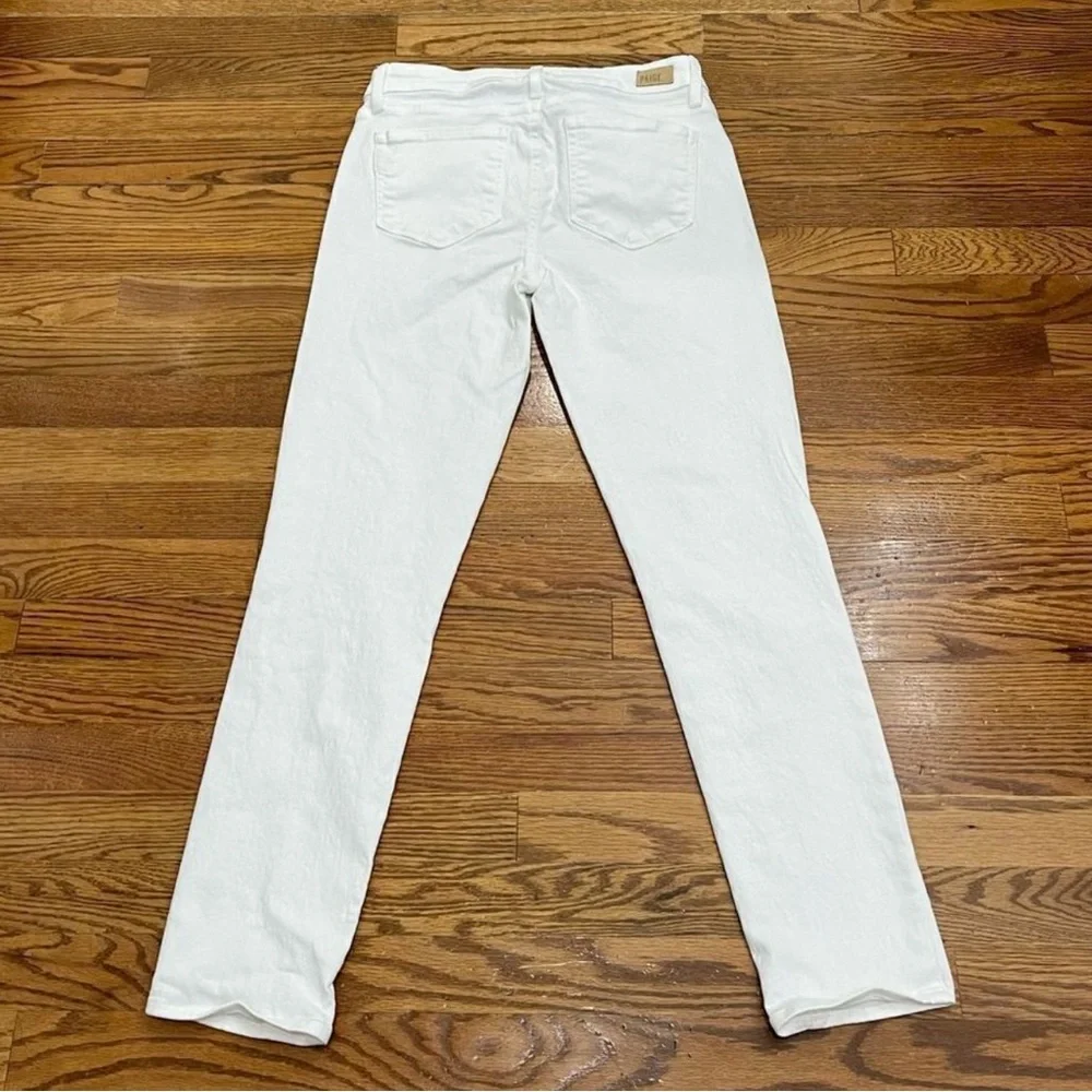 PAIGE Women's Skyline Ankle Peg Crisp White Jeans - Picture 4 of 7